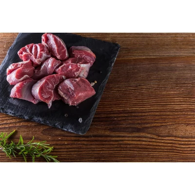 SB. BIO Rinder Gulasch geschnitten (Bio Marhahús kockázva) 500g